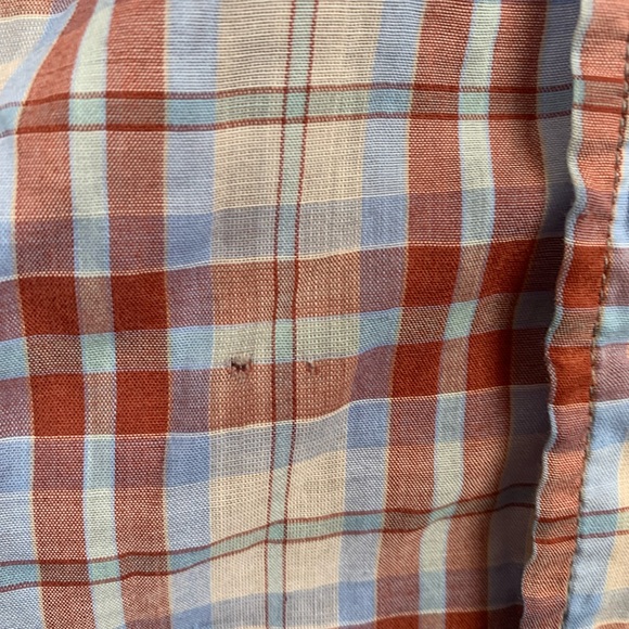 Vintage 80s Saddle King Western Pearl Snap Plaid Short Sleeve Button-Up - Picture 7 of 9